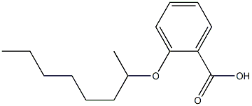 2-(octan-2-yloxy)benzoic acid 结构式