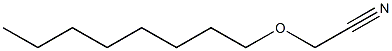 2-(octyloxy)acetonitrile 结构式