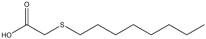 2-(octylsulfanyl)acetic acid 结构式