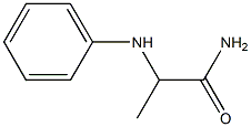 2-(phenylamino)propanamide 结构式