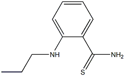 2-(propylamino)benzene-1-carbothioamide 结构式