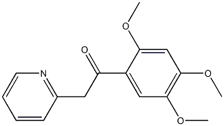 2-(pyridin-2-yl)-1-(2,4,5-trimethoxyphenyl)ethan-1-one 结构式