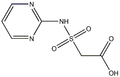 2-(pyrimidin-2-ylsulfamoyl)acetic acid 结构式