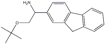 2-(tert-butoxy)-1-(9H-fluoren-2-yl)ethan-1-amine 结构式