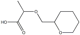 2-(tetrahydro-2H-pyran-2-ylmethoxy)propanoic acid 结构式