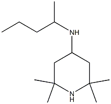 2,2,6,6-tetramethyl-N-(pentan-2-yl)piperidin-4-amine 结构式