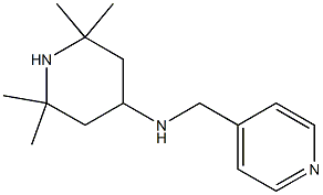 2,2,6,6-tetramethyl-N-(pyridin-4-ylmethyl)piperidin-4-amine 结构式