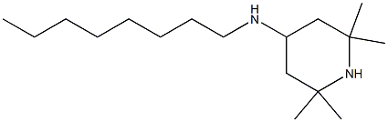 2,2,6,6-tetramethyl-N-octylpiperidin-4-amine 结构式
