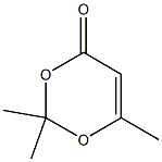 2,2,6-trimethyl-2,4-dihydro-1,3-dioxin-4-one 结构式