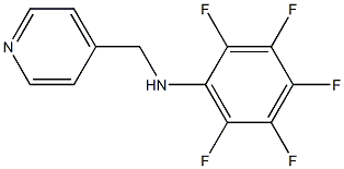 2,3,4,5,6-pentafluoro-N-(pyridin-4-ylmethyl)aniline 结构式