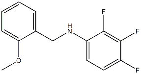 2,3,4-trifluoro-N-[(2-methoxyphenyl)methyl]aniline 结构式