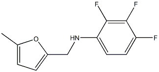 2,3,4-trifluoro-N-[(5-methylfuran-2-yl)methyl]aniline 结构式