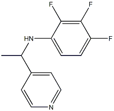 2,3,4-trifluoro-N-[1-(pyridin-4-yl)ethyl]aniline 结构式