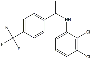 2,3-dichloro-N-{1-[4-(trifluoromethyl)phenyl]ethyl}aniline 结构式