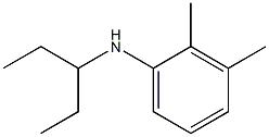 2,3-dimethyl-N-(pentan-3-yl)aniline 结构式