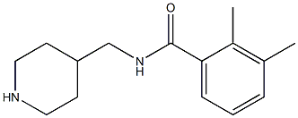 2,3-dimethyl-N-(piperidin-4-ylmethyl)benzamide 结构式