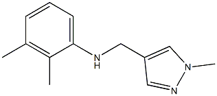 2,3-dimethyl-N-[(1-methyl-1H-pyrazol-4-yl)methyl]aniline 结构式