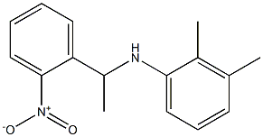 2,3-dimethyl-N-[1-(2-nitrophenyl)ethyl]aniline 结构式