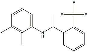 2,3-dimethyl-N-{1-[2-(trifluoromethyl)phenyl]ethyl}aniline 结构式