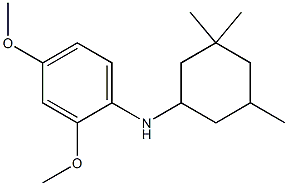 2,4-dimethoxy-N-(3,3,5-trimethylcyclohexyl)aniline 结构式