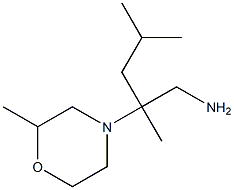 2,4-dimethyl-2-(2-methylmorpholin-4-yl)pentan-1-amine 结构式
