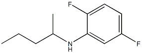 2,5-difluoro-N-(pentan-2-yl)aniline 结构式