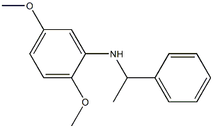 2,5-dimethoxy-N-(1-phenylethyl)aniline 结构式