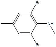 2,6-dibromo-N,4-dimethylaniline 结构式