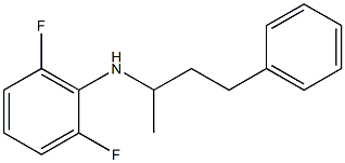 2,6-difluoro-N-(4-phenylbutan-2-yl)aniline 结构式