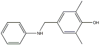 2,6-dimethyl-4-[(phenylamino)methyl]phenol 结构式