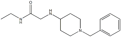 2-[(1-benzylpiperidin-4-yl)amino]-N-ethylacetamide 结构式