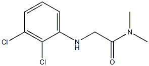 2-[(2,3-dichlorophenyl)amino]-N,N-dimethylacetamide 结构式