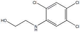 2-[(2,4,5-trichlorophenyl)amino]ethan-1-ol 结构式