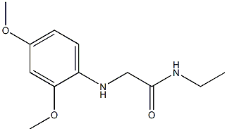 2-[(2,4-dimethoxyphenyl)amino]-N-ethylacetamide 结构式