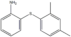 2-[(2,4-dimethylphenyl)sulfanyl]aniline 结构式