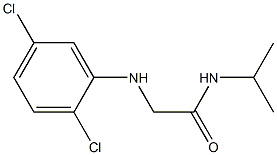 2-[(2,5-dichlorophenyl)amino]-N-(propan-2-yl)acetamide 结构式