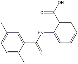 2-[(2,5-dimethylbenzene)amido]benzoic acid 结构式