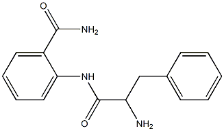 2-[(2-amino-3-phenylpropanoyl)amino]benzamide 结构式