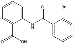 2-[(2-bromobenzene)amido]benzoic acid 结构式