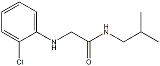 2-[(2-chlorophenyl)amino]-N-(2-methylpropyl)acetamide 结构式