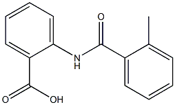 2-[(2-methylbenzoyl)amino]benzoic acid 结构式