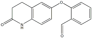 2-[(2-oxo-1,2,3,4-tetrahydroquinolin-6-yl)oxy]benzaldehyde 结构式