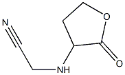 2-[(2-oxooxolan-3-yl)amino]acetonitrile 结构式