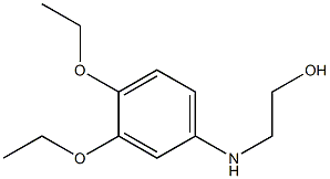 2-[(3,4-diethoxyphenyl)amino]ethan-1-ol 结构式