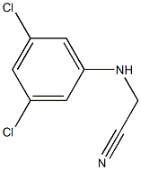 2-[(3,5-dichlorophenyl)amino]acetonitrile 结构式