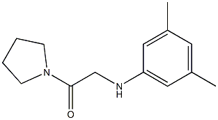 2-[(3,5-dimethylphenyl)amino]-1-(pyrrolidin-1-yl)ethan-1-one 结构式