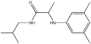 2-[(3,5-dimethylphenyl)amino]-N-(2-methylpropyl)propanamide 结构式