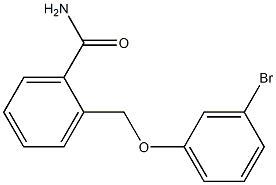 2-[(3-bromophenoxy)methyl]benzamide 结构式