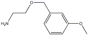 2-[(3-methoxybenzyl)oxy]ethanamine 结构式