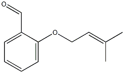 2-[(3-methylbut-2-en-1-yl)oxy]benzaldehyde 结构式